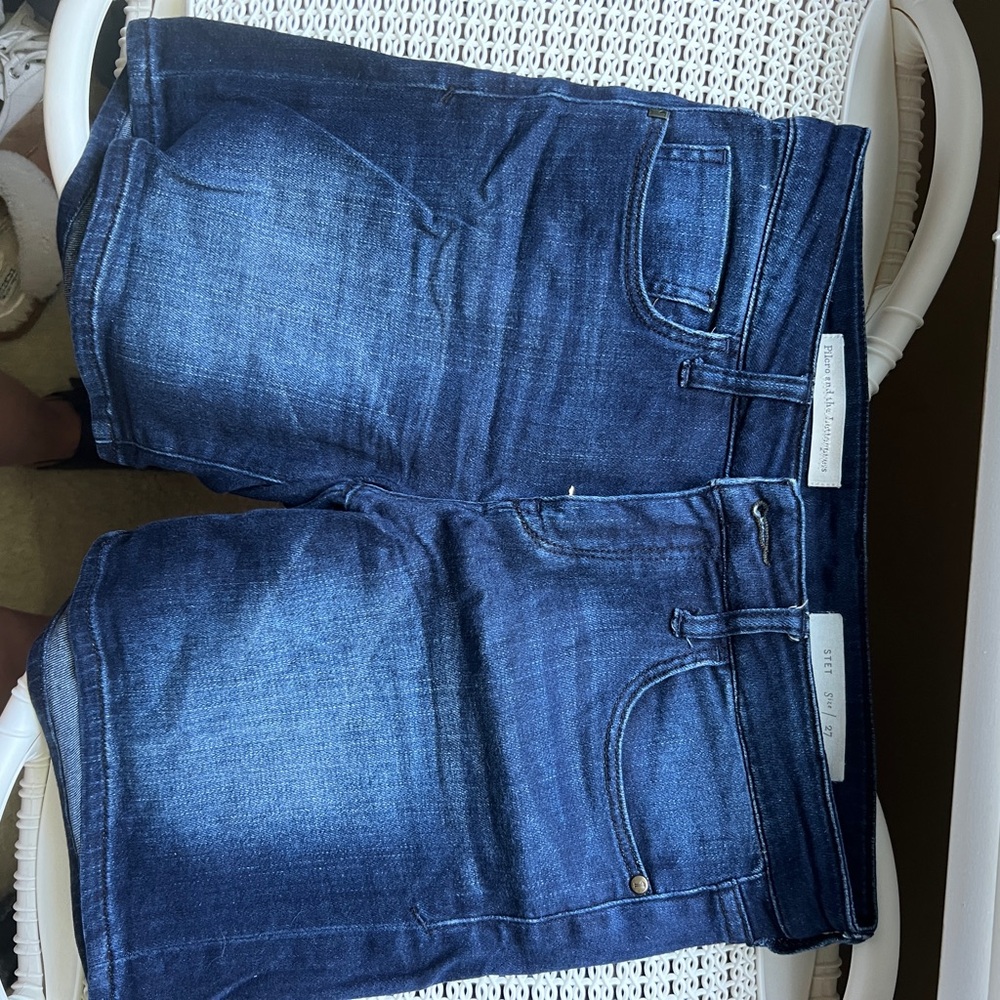 Pilcro Women's Blue Jean Shorts